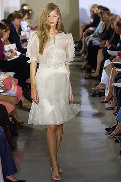 Badgley Mischka fashion show for Spring/Summer 2003