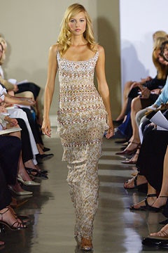 Badgley Mischka fashion show for Spring/Summer 2003