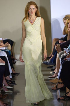 Badgley Mischka fashion show for Spring/Summer 2003