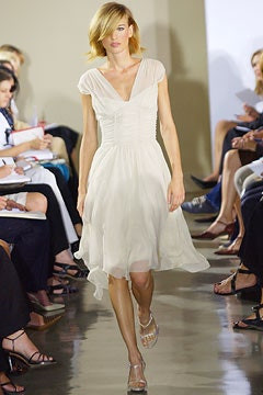 Badgley Mischka fashion show for Spring/Summer 2003