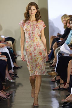 Badgley Mischka fashion show for Spring/Summer 2003