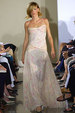 Badgley Mischka fashion show for Spring/Summer 2003