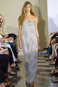 Badgley Mischka fashion show for Spring/Summer 2003