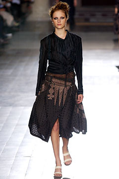 Dries van Noten fashion show for Spring/Summer 2003