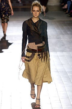 Dries van Noten fashion show for Spring/Summer 2003