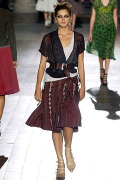 Dries van Noten fashion show for Spring/Summer 2003