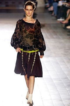 Dries van Noten fashion show for Spring/Summer 2003