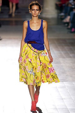 Dries van Noten fashion show for Spring/Summer 2003