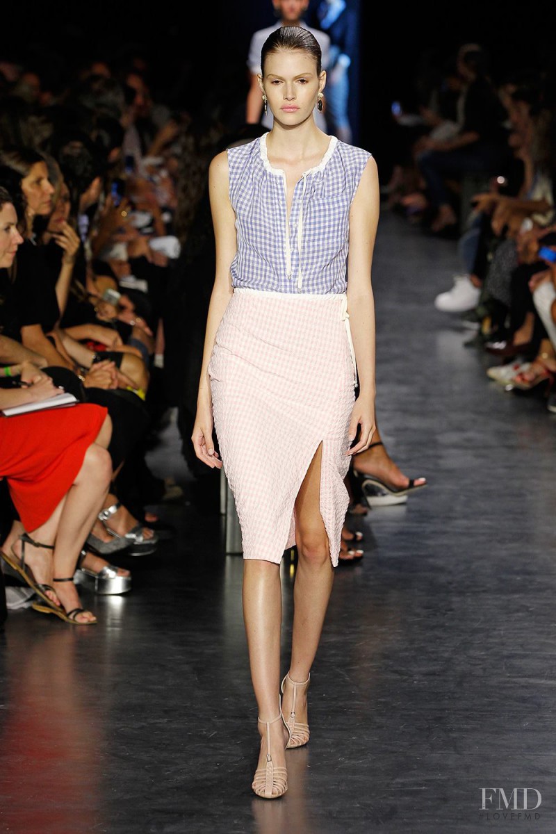 Vanessa Moody featured in  the Altuzarra fashion show for Spring/Summer 2015