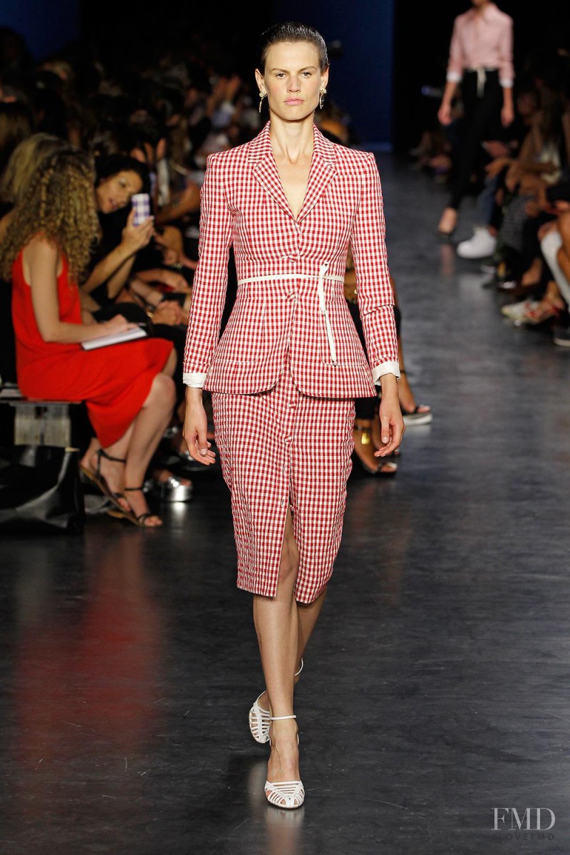 Saskia de Brauw featured in  the Altuzarra fashion show for Spring/Summer 2015