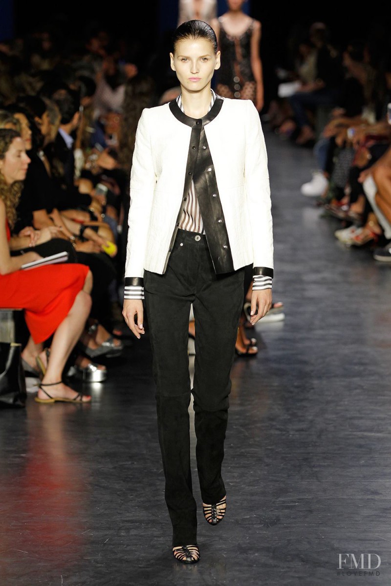 Katlin Aas featured in  the Altuzarra fashion show for Spring/Summer 2015