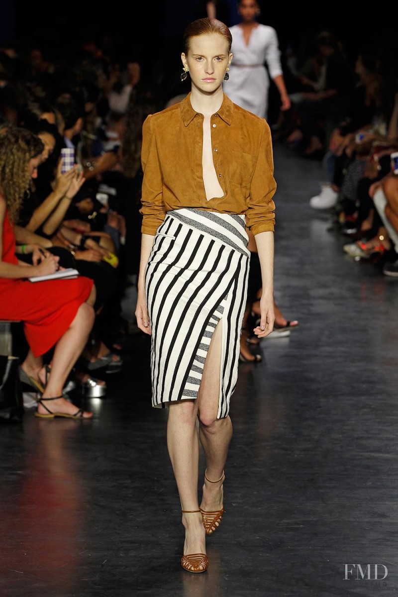 Magdalena Jasek featured in  the Altuzarra fashion show for Spring/Summer 2015