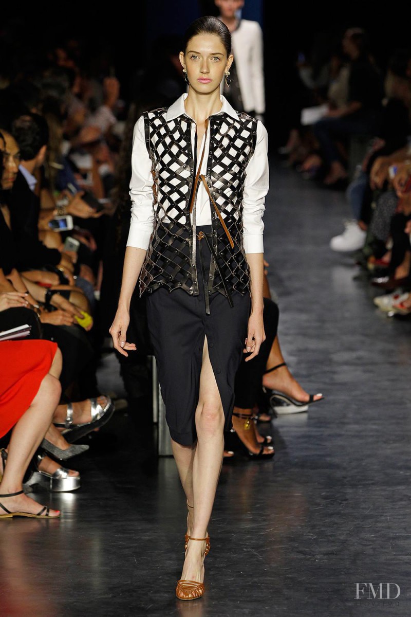 Josephine van Delden featured in  the Altuzarra fashion show for Spring/Summer 2015