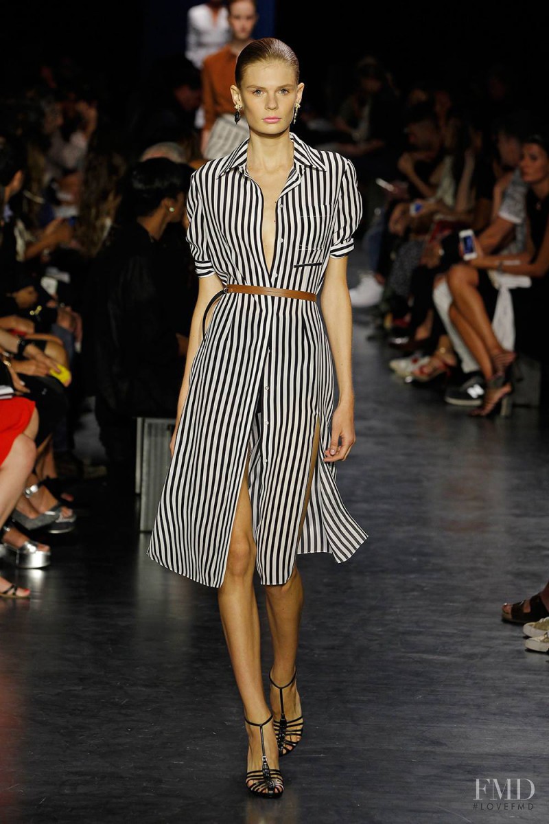 Alexandra Elizabeth Ljadov featured in  the Altuzarra fashion show for Spring/Summer 2015