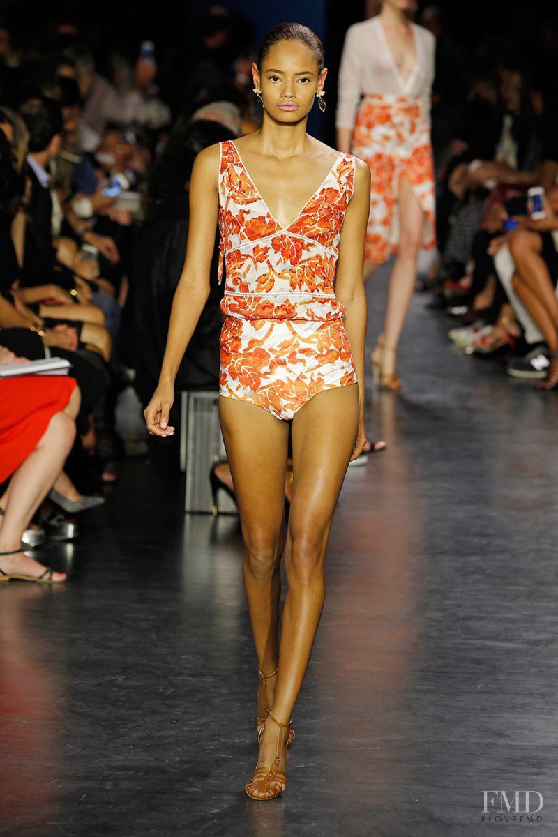 Malaika Firth featured in  the Altuzarra fashion show for Spring/Summer 2015