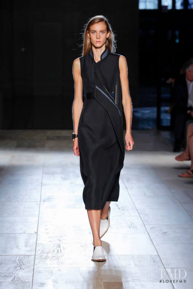 Phillipa Hemphrey featured in  the Victoria Beckham fashion show for Spring/Summer 2015