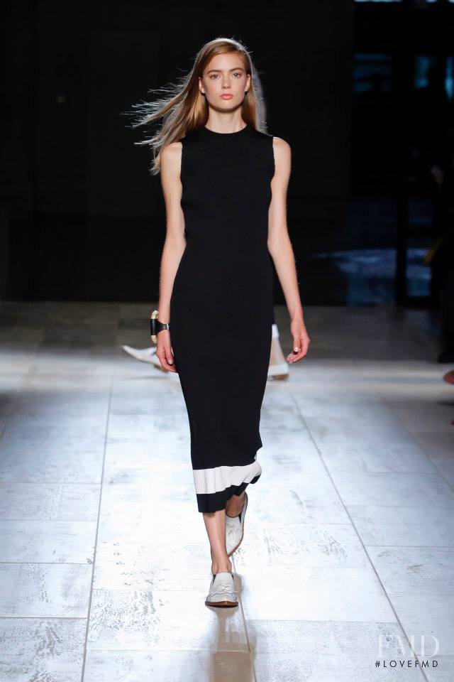 Emmy Rappe featured in  the Victoria Beckham fashion show for Spring/Summer 2015