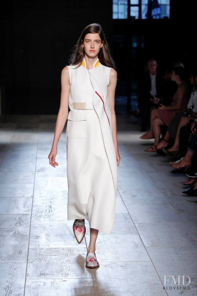 Josephine van Delden featured in  the Victoria Beckham fashion show for Spring/Summer 2015