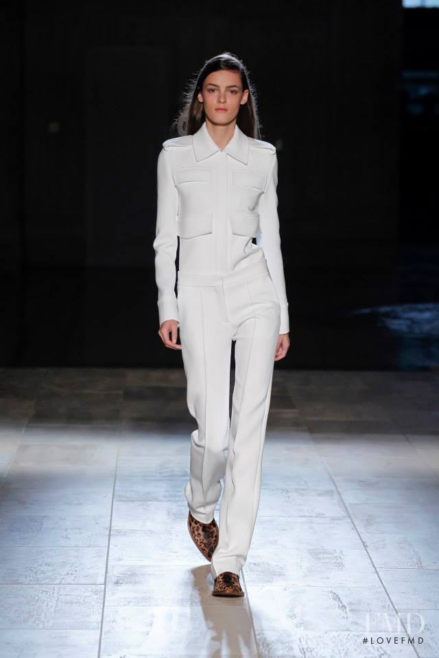 Kremi Otashliyska featured in  the Victoria Beckham fashion show for Spring/Summer 2015