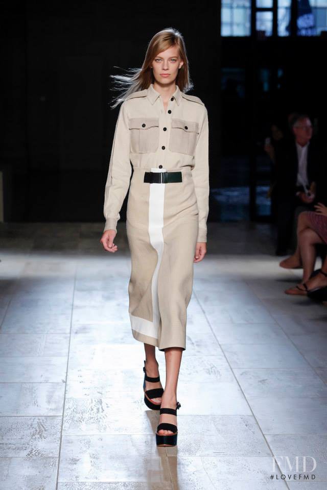 Lexi Boling featured in  the Victoria Beckham fashion show for Spring/Summer 2015
