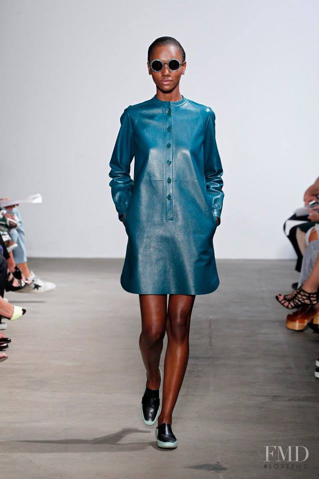 Herieth Paul featured in  the Derek Lam fashion show for Spring/Summer 2015