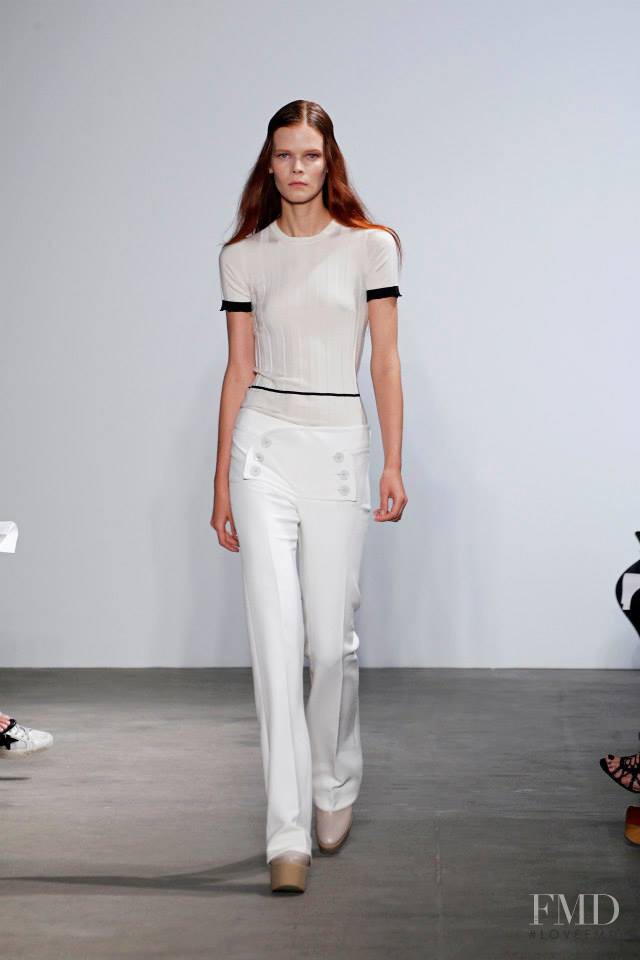 Irina Kravchenko featured in  the Derek Lam fashion show for Spring/Summer 2015