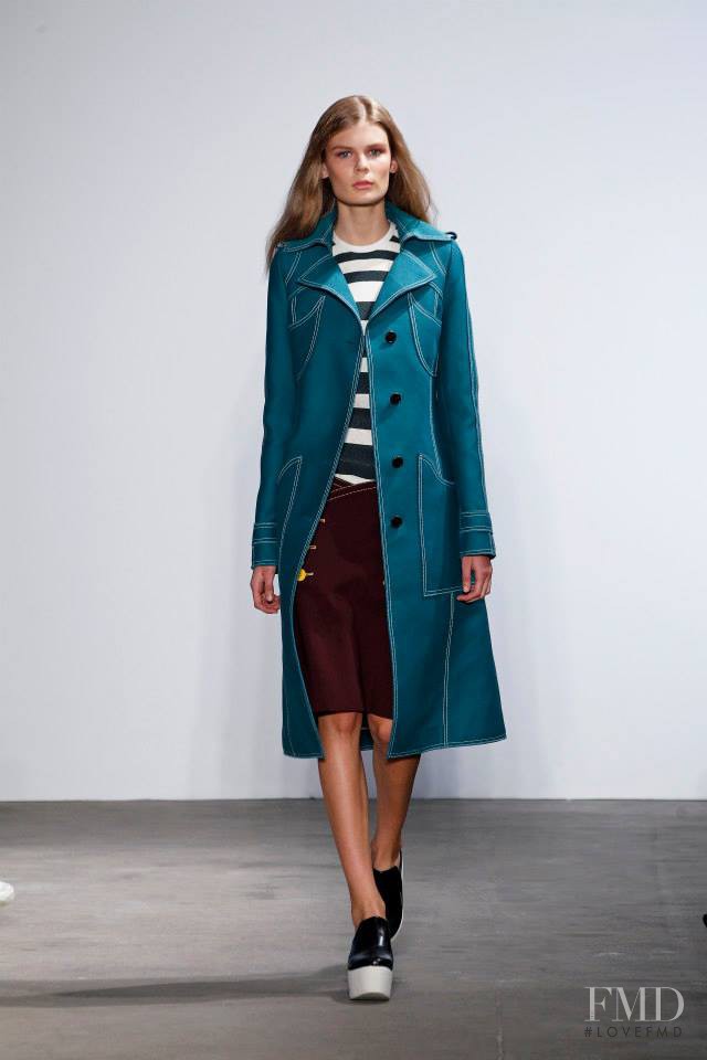 Alexandra Elizabeth Ljadov featured in  the Derek Lam fashion show for Spring/Summer 2015