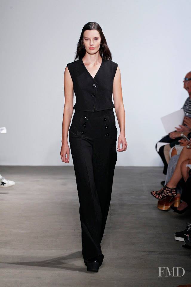 Amanda Murphy featured in  the Derek Lam fashion show for Spring/Summer 2015
