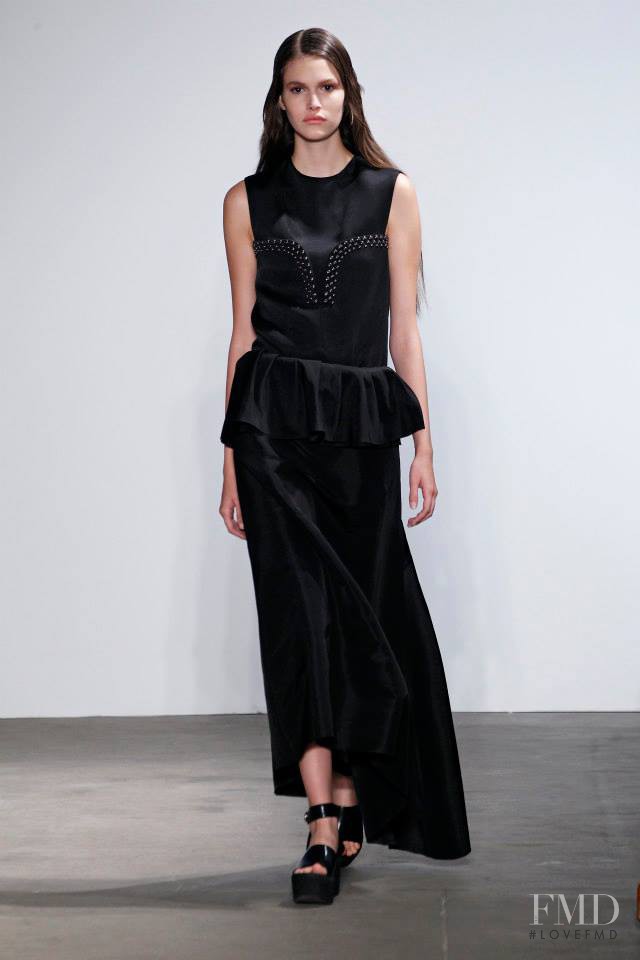 Vanessa Moody featured in  the Derek Lam fashion show for Spring/Summer 2015