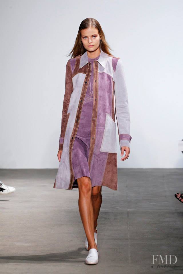 Kate Grigorieva featured in  the Derek Lam fashion show for Spring/Summer 2015