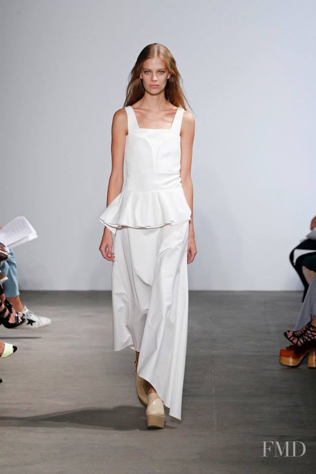 Lexi Boling featured in  the Derek Lam fashion show for Spring/Summer 2015