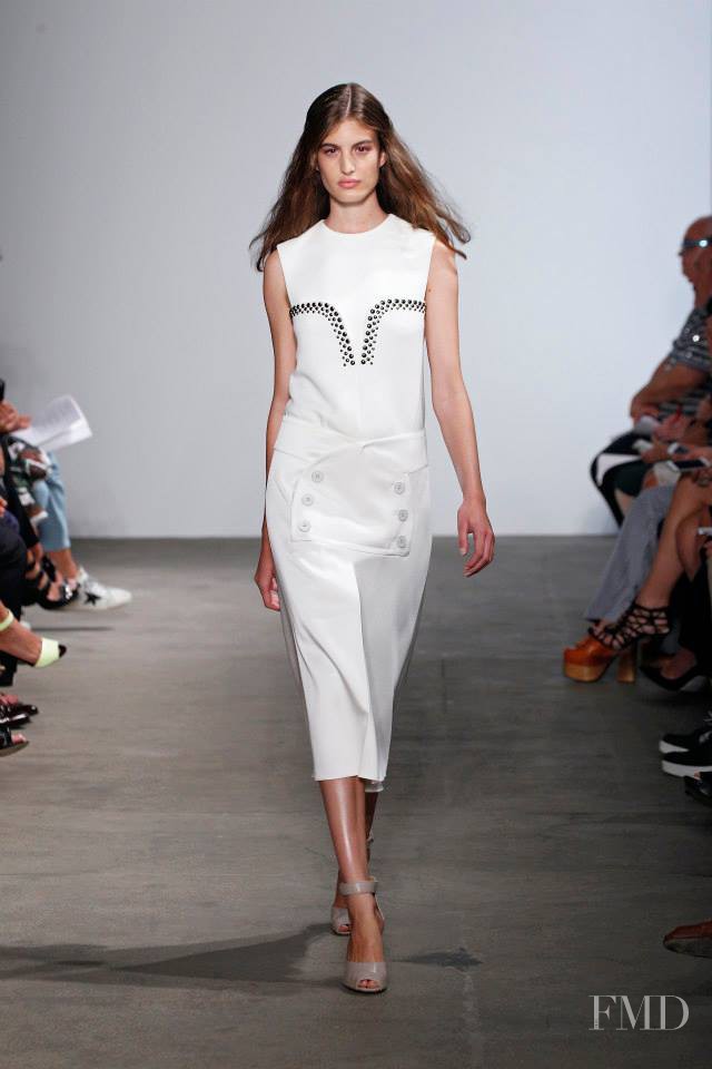 Elodia Prieto featured in  the Derek Lam fashion show for Spring/Summer 2015