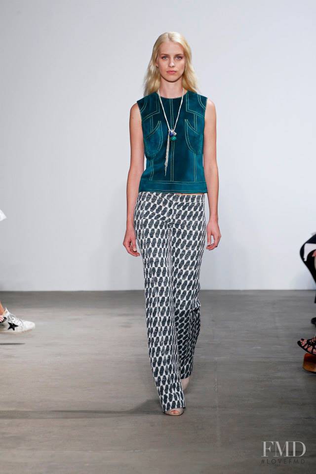 Julia Frauche featured in  the Derek Lam fashion show for Spring/Summer 2015