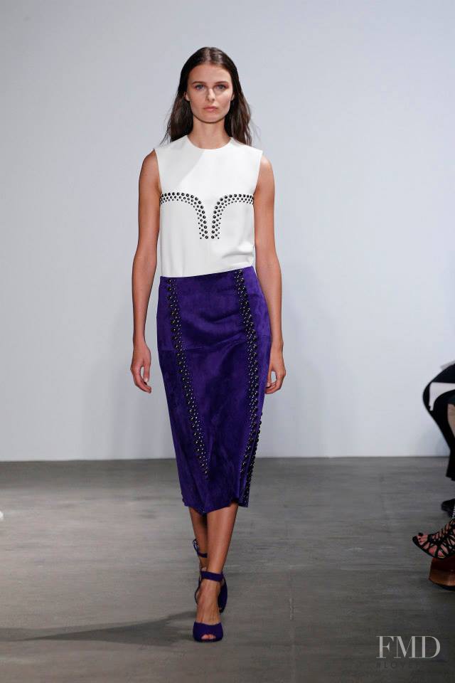 Vasilisa Pavlova featured in  the Derek Lam fashion show for Spring/Summer 2015