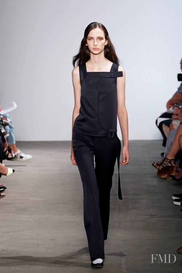 Waleska Gorczevski featured in  the Derek Lam fashion show for Spring/Summer 2015