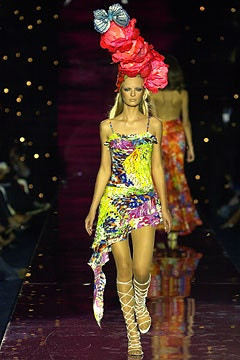 Julien Macdonald fashion show for Spring/Summer 2003