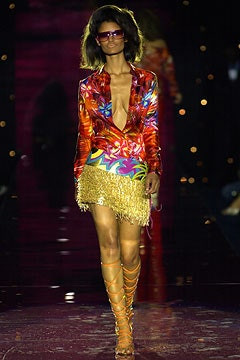 Julien Macdonald fashion show for Spring/Summer 2003