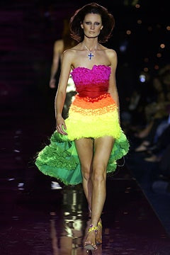 Julien Macdonald fashion show for Spring/Summer 2003