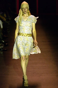 Kenneth Cole New York fashion show for Spring/Summer 2003