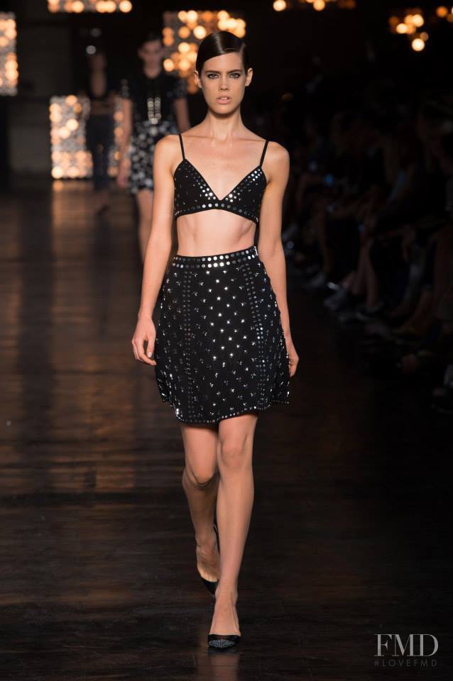 Taja Feistner featured in  the Diesel Black Gold fashion show for Spring/Summer 2015