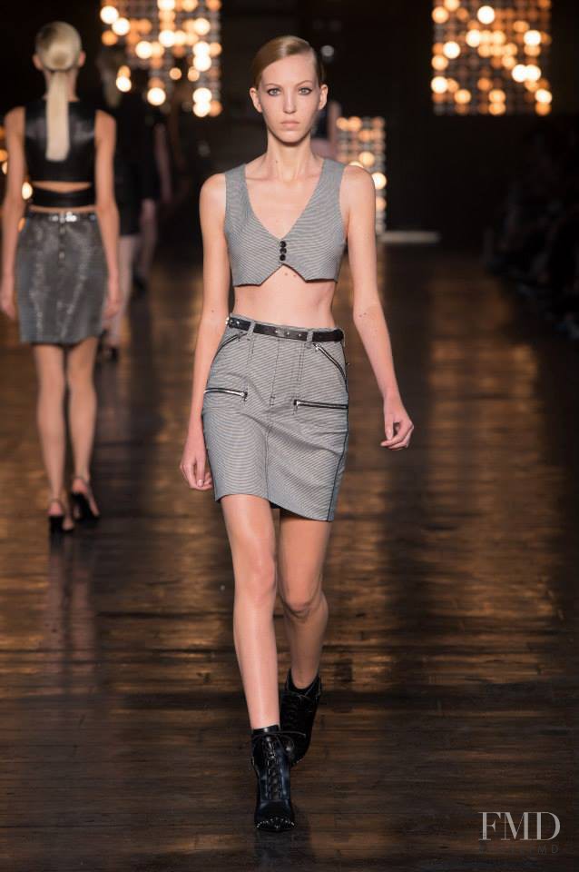 Ella Richards featured in  the Diesel Black Gold fashion show for Spring/Summer 2015