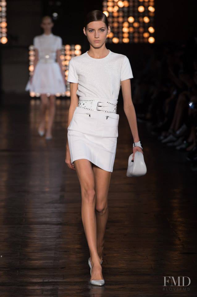 Valery Kaufman featured in  the Diesel Black Gold fashion show for Spring/Summer 2015