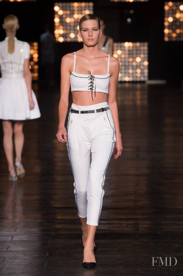 Marique Schimmel featured in  the Diesel Black Gold fashion show for Spring/Summer 2015