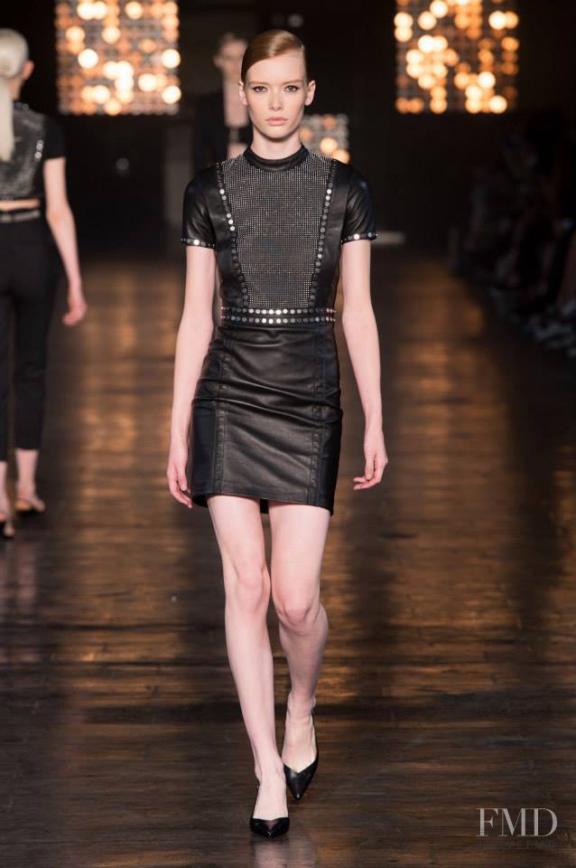 Julia Hafstrom featured in  the Diesel Black Gold fashion show for Spring/Summer 2015