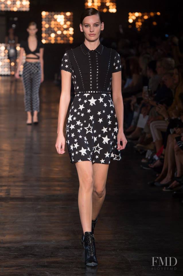 Amanda Murphy featured in  the Diesel Black Gold fashion show for Spring/Summer 2015