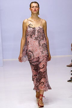 Peter Som fashion show for Spring/Summer 2003