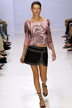 Peter Som fashion show for Spring/Summer 2003