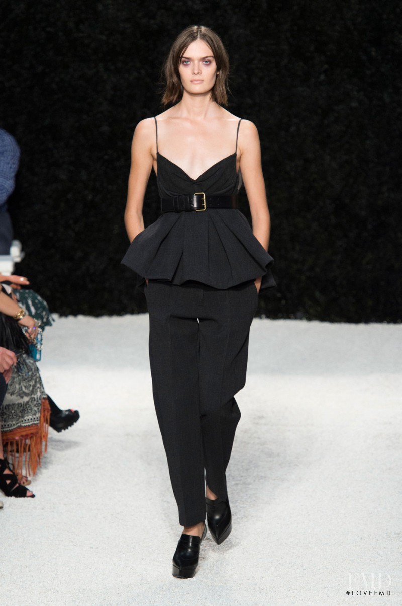 Sam Rollinson featured in  the Vera Wang fashion show for Spring/Summer 2015