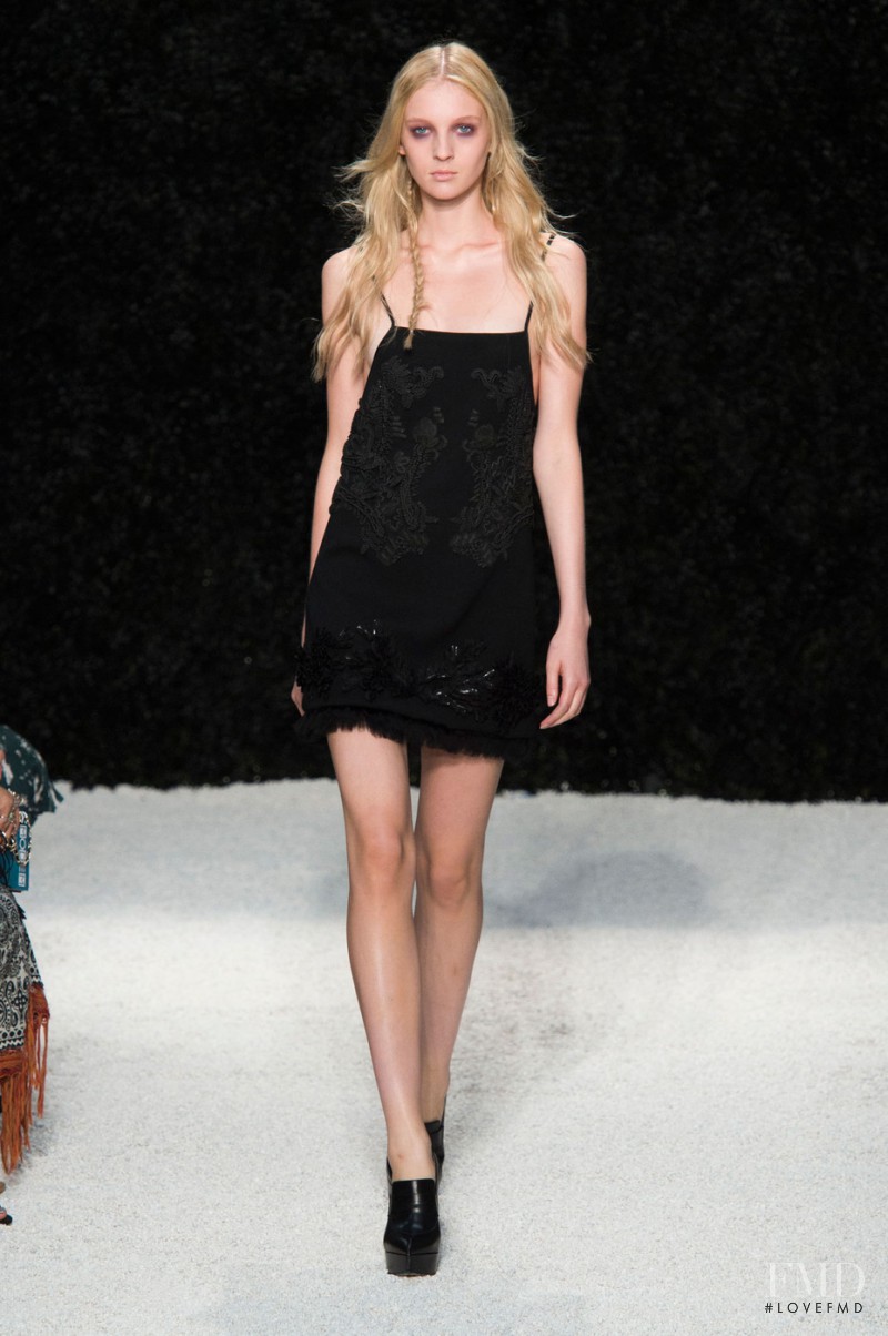 Nastya Sten featured in  the Vera Wang fashion show for Spring/Summer 2015