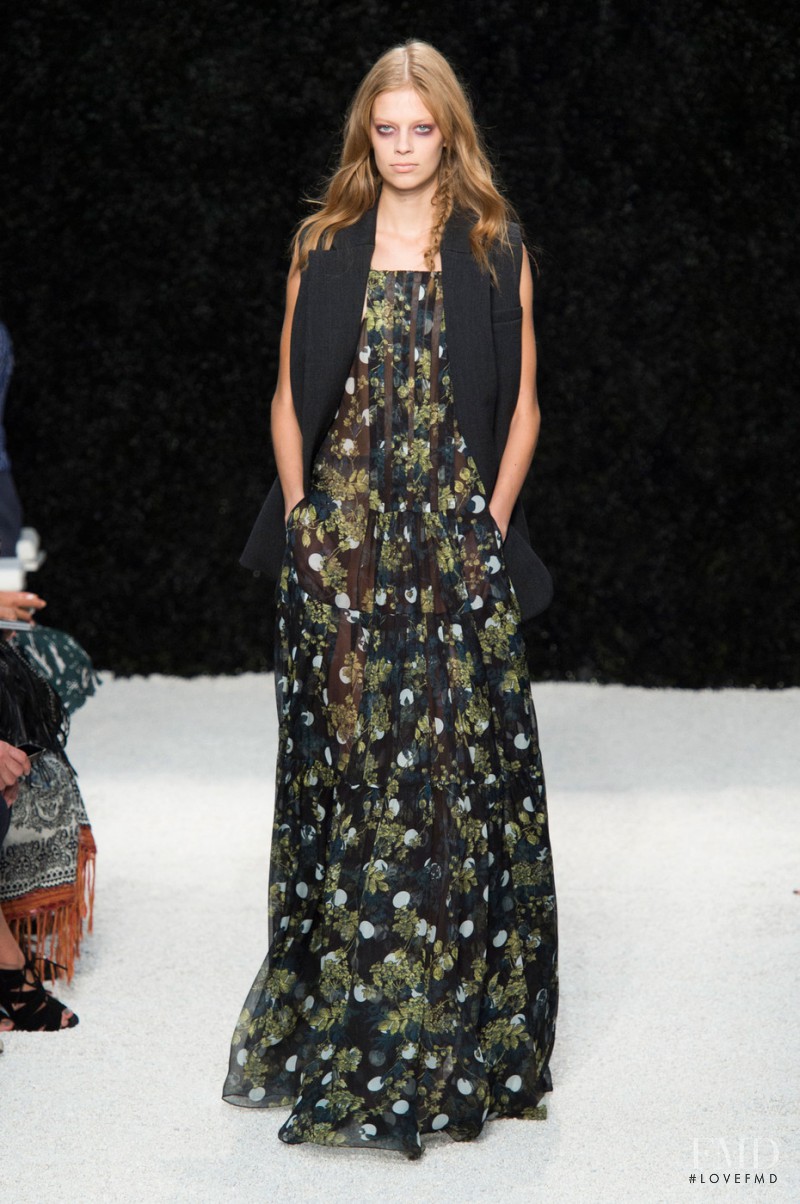 Lexi Boling featured in  the Vera Wang fashion show for Spring/Summer 2015